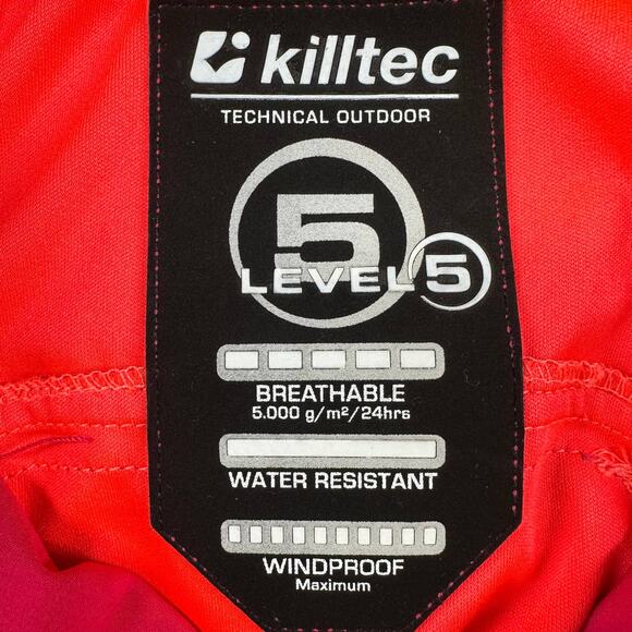 Killtec Jacket Womens 10 Pink Level 5 Ski Full Zip Water Resistant Windproof - Picture 3 of 9